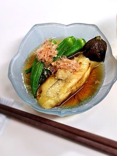焼きナス&オクラのお浸し☆夏野菜を食す!-レシピのメイン写真