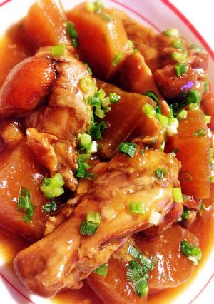 手羽元と大根の甘辛煮-レシピのメイン写真