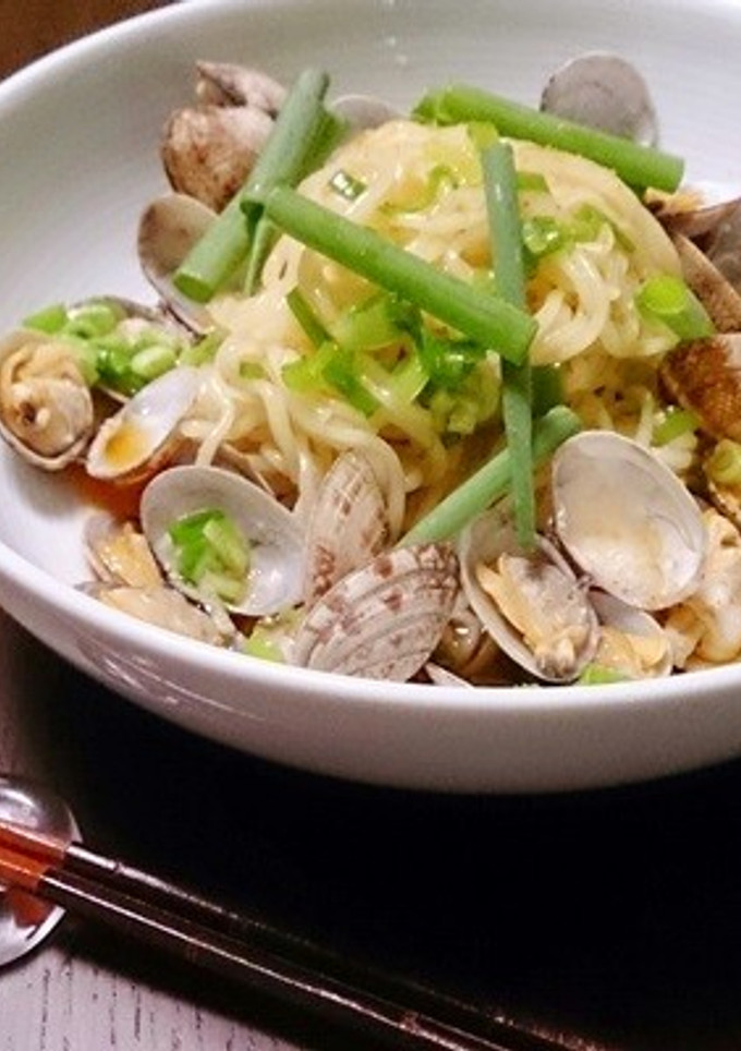 旨みたっぷり♡アサリとネギの冷麺-レシピのメイン写真