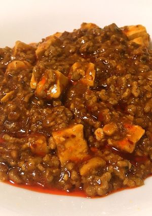 上海在住中に通った四川料理屋の麻婆豆腐-レシピのメイン写真
