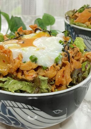 簡単♡豚キムチ丼-レシピのメイン写真