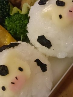 *キャラ弁*簡単♪子牛サンおにぎり-レシピのメイン写真