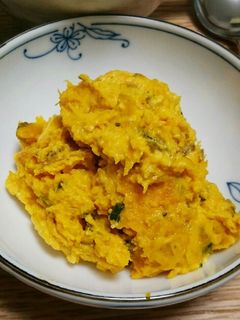 レンジで簡単☆シンプルなかぼちゃサラダ♪-レシピのメイン写真