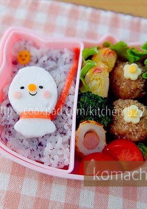 幼稚園 お弁当♡てるてるぼうず-レシピのメイン写真
