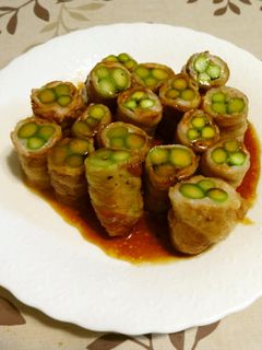 簡単!アスパラの豚肉巻き-レシピのメイン写真
