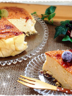 ♥ラムレーズン*スフレチーズケーキ♥-レシピのメイン写真