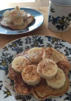 バナナと米粉で簡単パンケーキ-レシピのメイン写真