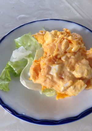 超簡単！ご飯と一緒にカボチャサラダ✨-レシピのメイン写真