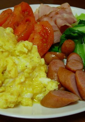 お腹ぺこぺこ☆週末の朝ごはん-レシピのメイン写真