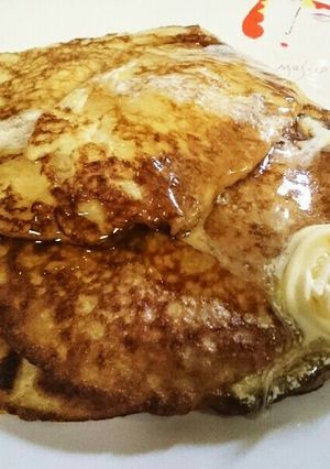 小麦を使わないパンケーキ。(笑)-レシピのメイン写真