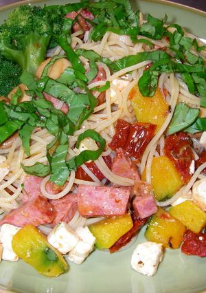 フェタチーズとドライトマトのパスタ-レシピのメイン写真