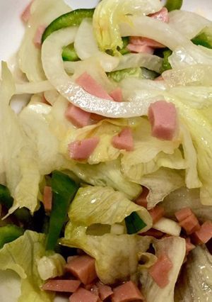 簡単、自家製ドレッシングのグリーンサラダ-レシピのメイン写真