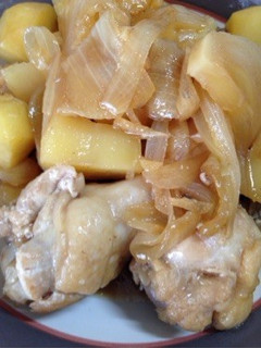 簡単‼︎鶏手羽とじゃがいもの照り煮-レシピのメイン写真