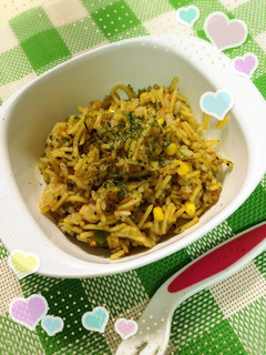 野菜たっぷりお子様用そば飯-レシピのメイン写真