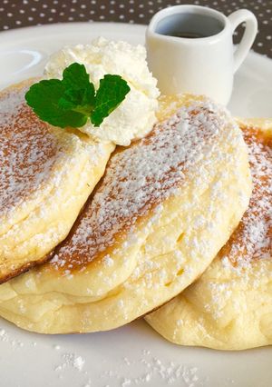 メレンゲ♡ふわしゅわパンケーキ-レシピのメイン写真