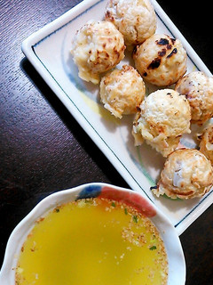 サッポロ一番塩ラーメンで!明石焼き風-レシピのメイン写真