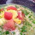 *トマ玉のっけ塩らーめん*