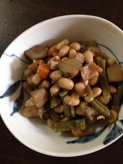 筑前煮風五目豆-レシピのメイン写真