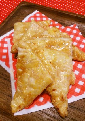 ハムとチーズの三角パイ-レシピのメイン写真