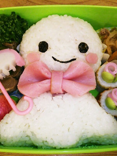梅雨のキャラ弁♪てるてる坊主♪-レシピのメイン写真