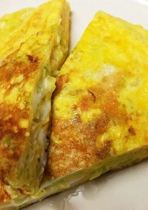 キャベツの卵焼き-レシピのメイン写真