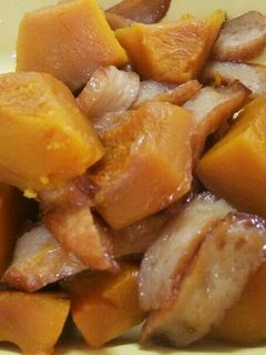 かぼちゃとさつまあげの煮物-レシピのメイン写真