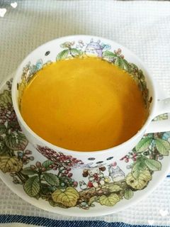 ハロウィンに!かぼちゃスープ 離乳食にも-レシピのメイン写真