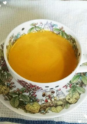 ハロウィンに！かぼちゃスープ 離乳食にも-レシピのメイン写真