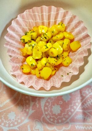 弁当用少量🌽とうもろこしのバター醤油炒め-レシピのメイン写真
