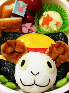 キャラ弁☆ワンピース♫メリー号編♫-レシピのメイン写真