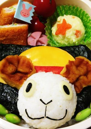キャラ弁☆ワンピース♫メリー号編♫-レシピのメイン写真