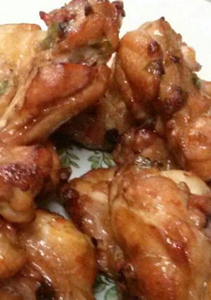 ピリッと辛旨！鶏手羽元の香味焼き♪-レシピのメイン写真