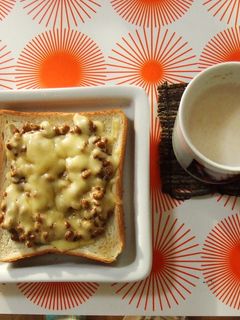 味噌マヨ納豆トースト-レシピのメイン写真