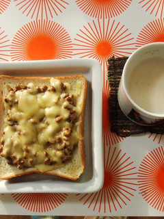味噌マヨ納豆トースト-レシピのメイン写真