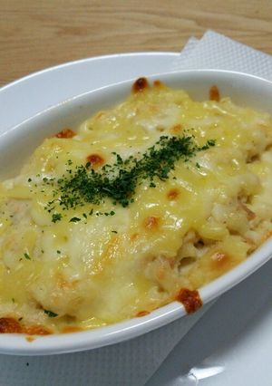 クリーミー♪ツナポテマッシュグラタン-レシピのメイン写真