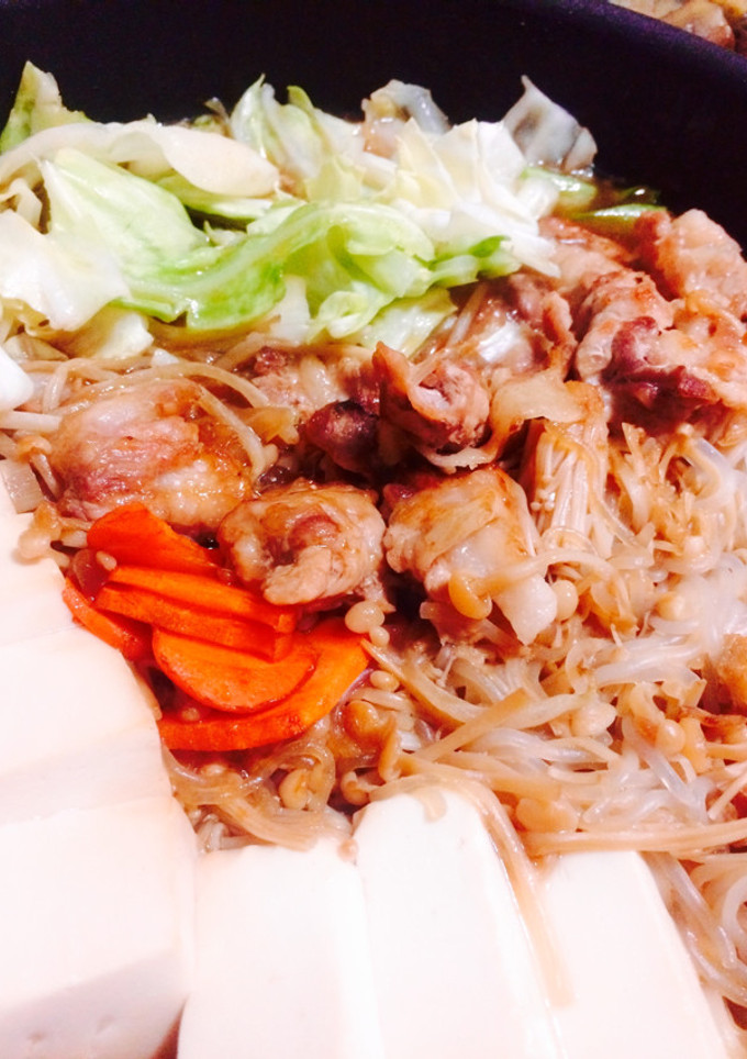 豚のころころ焼きですき焼き風☆-レシピのメイン写真