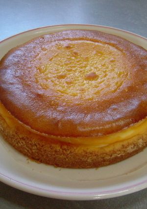 混ぜるだけ、簡単!ベイクドチーズケーキ-レシピのメイン写真