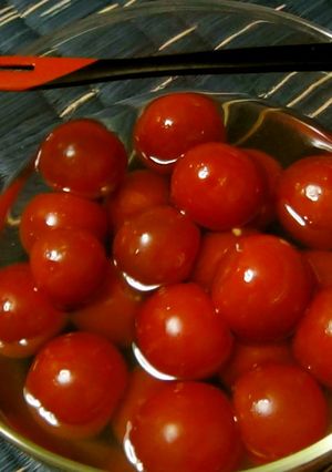 ミニトマトの和風マリネ（ノンオイル）-レシピのメイン写真
