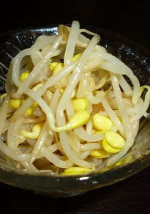 超簡単❤　ピリカラ　味付豆もやし！-レシピのメイン写真