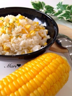 塩バター♡゙とうもろこしご飯-レシピのメイン写真