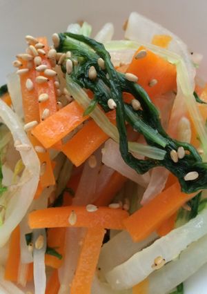 水菜ともやしの野菜たっぷりナムル☆-レシピのメイン写真
