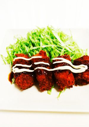 グリーン バナナの肉巻フライ-レシピのメイン写真
