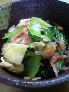 青梗菜と揚げのポン浸し-レシピのメイン写真