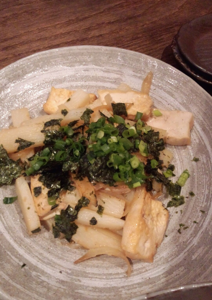 木綿豆腐と山芋のサッと炒め-レシピのメイン写真