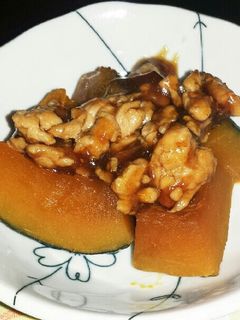 カボチャのそぼろあんかけ-レシピのメイン写真