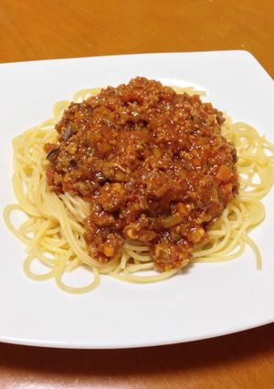 たっぷり具材のミートソース-レシピのメイン写真