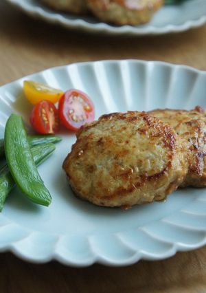 ごぼう入り鶏ハンバーグ-レシピのメイン写真