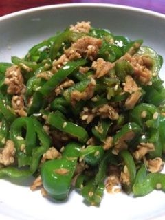ピーマンとツナの麺つゆ炒め-レシピのメイン写真