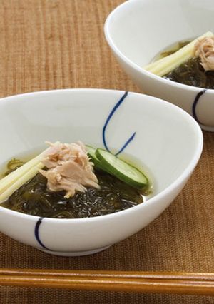 もずくのゆず風味シーチキン添え-レシピのメイン写真