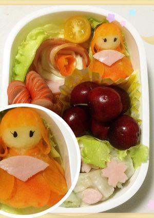 キャラ弁・セカオワかぐや姫ポテトサラダ-レシピのメイン写真